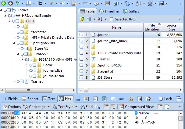 HFS Journal Parser .journal