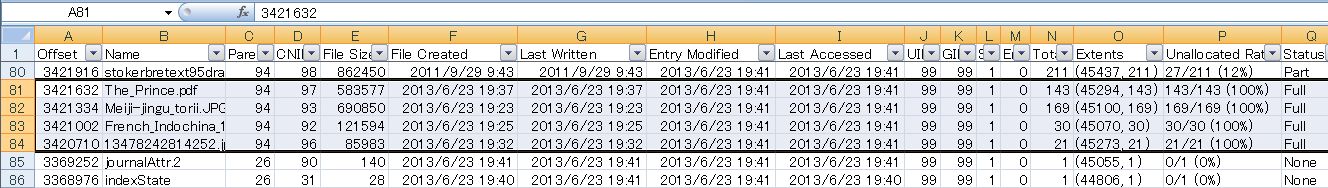 HFS Journal Parser CSV